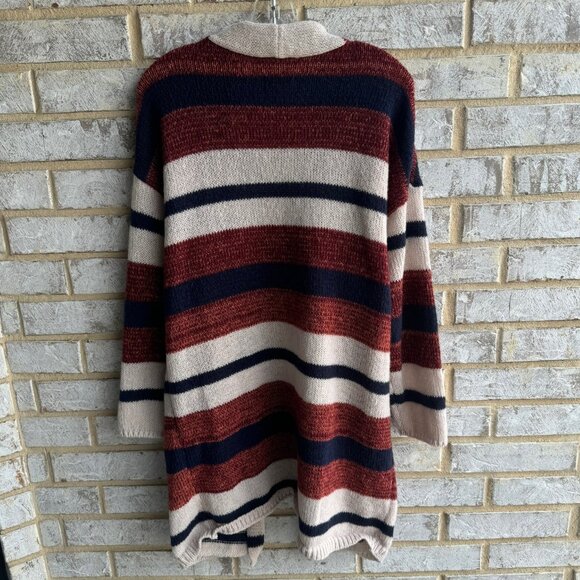 Knox Rose Multicolor Striped Cardigan - Picture 2 of 6